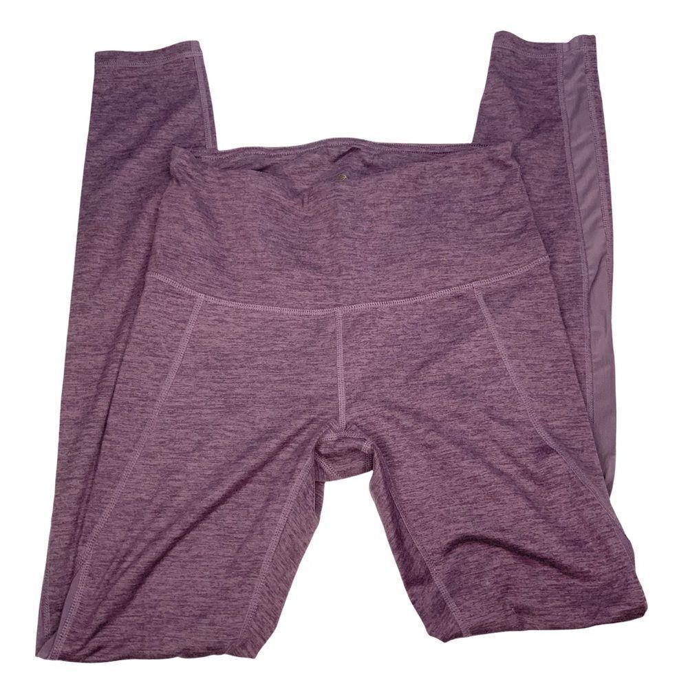 GAIAM plum marled leggings size S - Picture 2 of 10